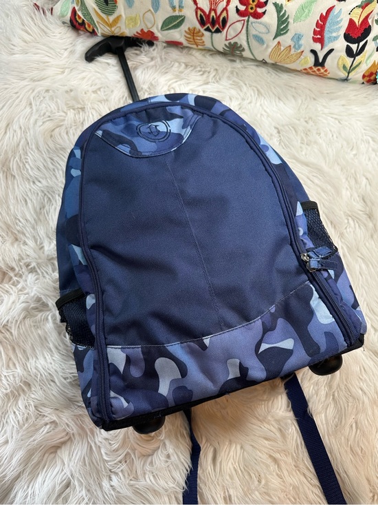 M88 Handbags - M-88 • Blue Camouflage Rolling Backpack